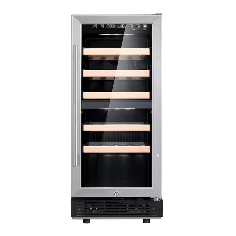 27-Bottle Dual Zone Stainless Steel Wine Cooler W106