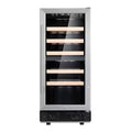 27-Bottle Dual Zone Stainless Steel Wine Cooler W106