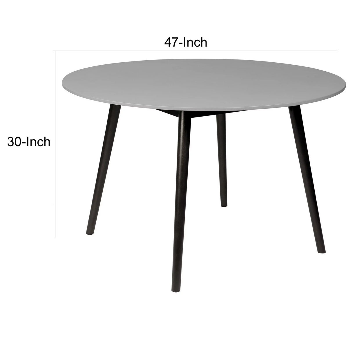 47 Inch Round Stone Dining Table S89566