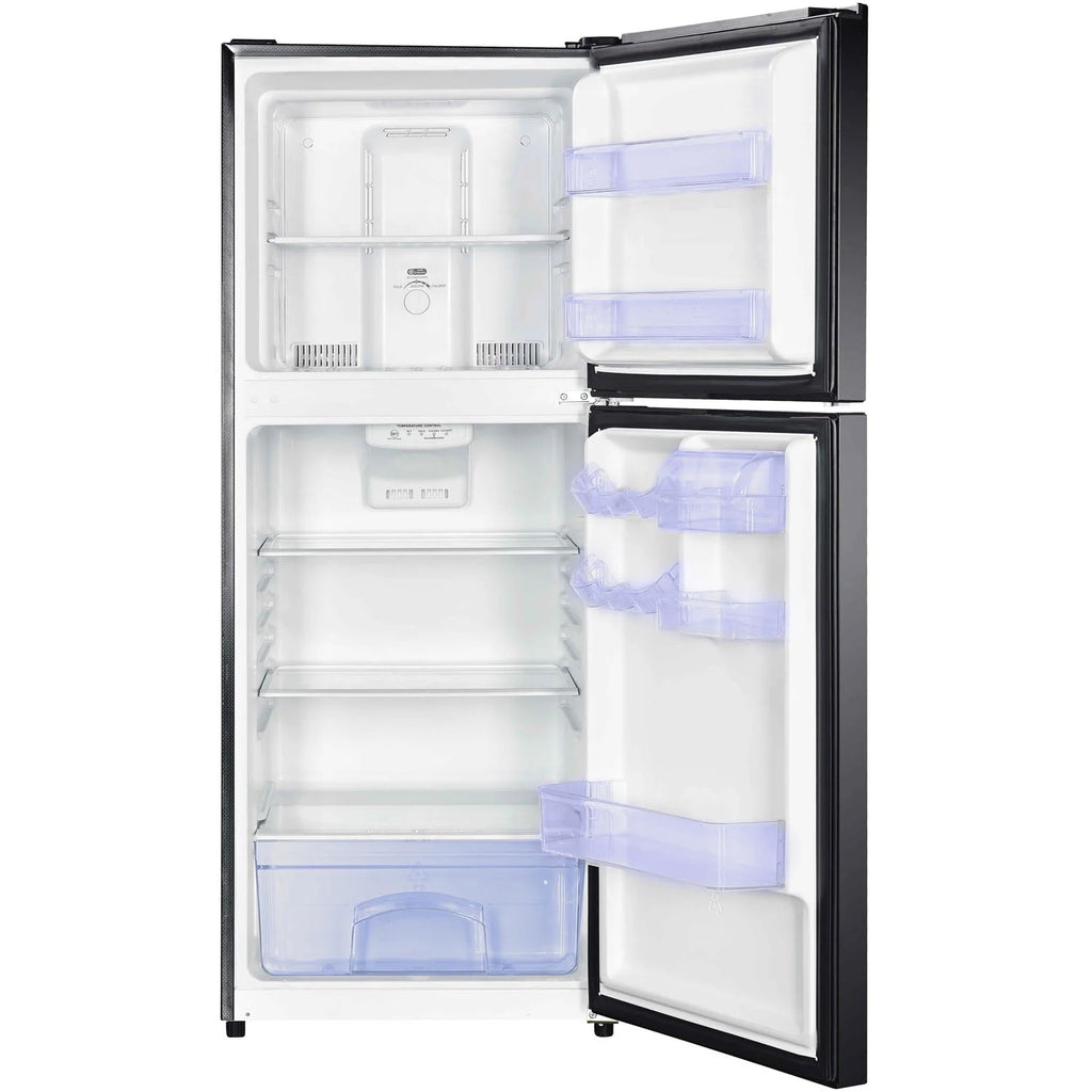 10.1-Cu. Ft. Black Refrigerator with Top-Mount Freezer Q667