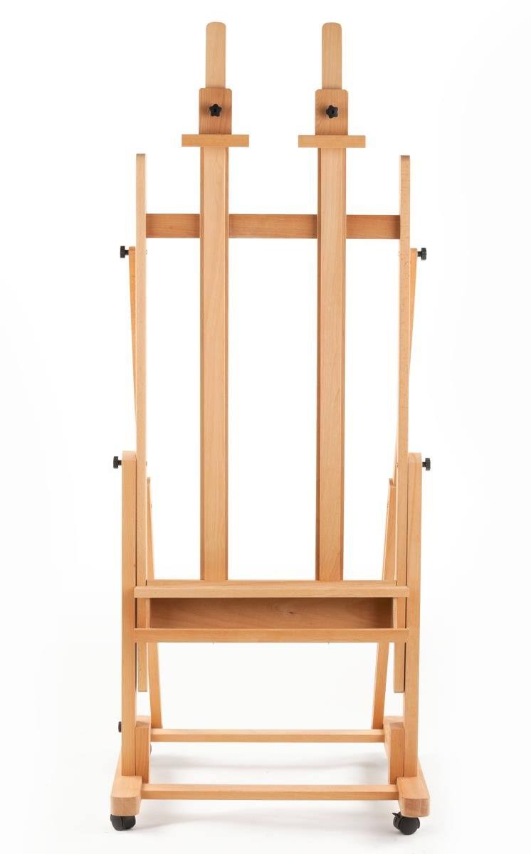 X-Large Beech Wood Floor Easel with Locking Wheels B203