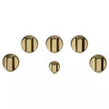 Brushed Brass Gas Cooktop Knob Kit W268