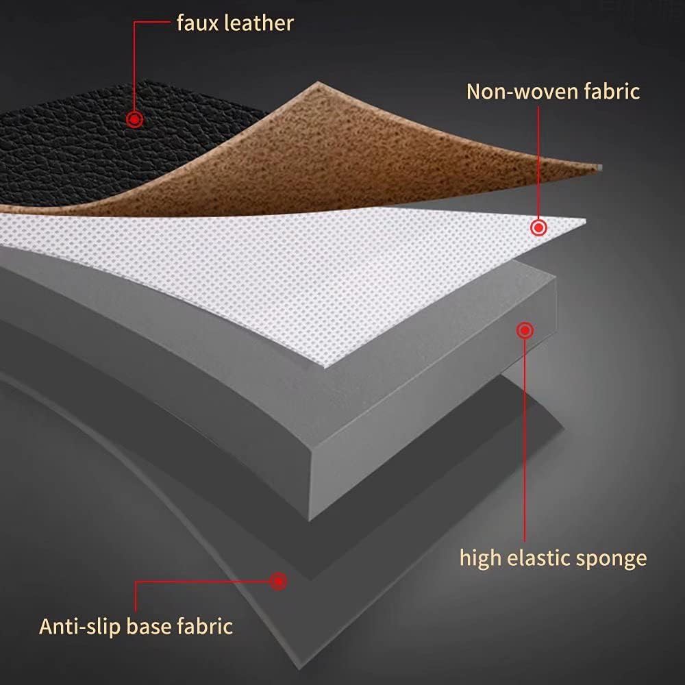 Custom Fit Full Set Waterproof Faux Leather Car Seat Covers P779522