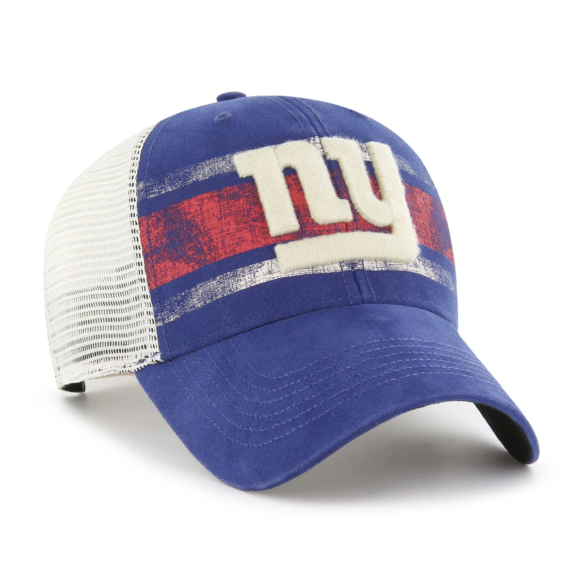 Men's Royal White Trucker Snapback Hat U28081