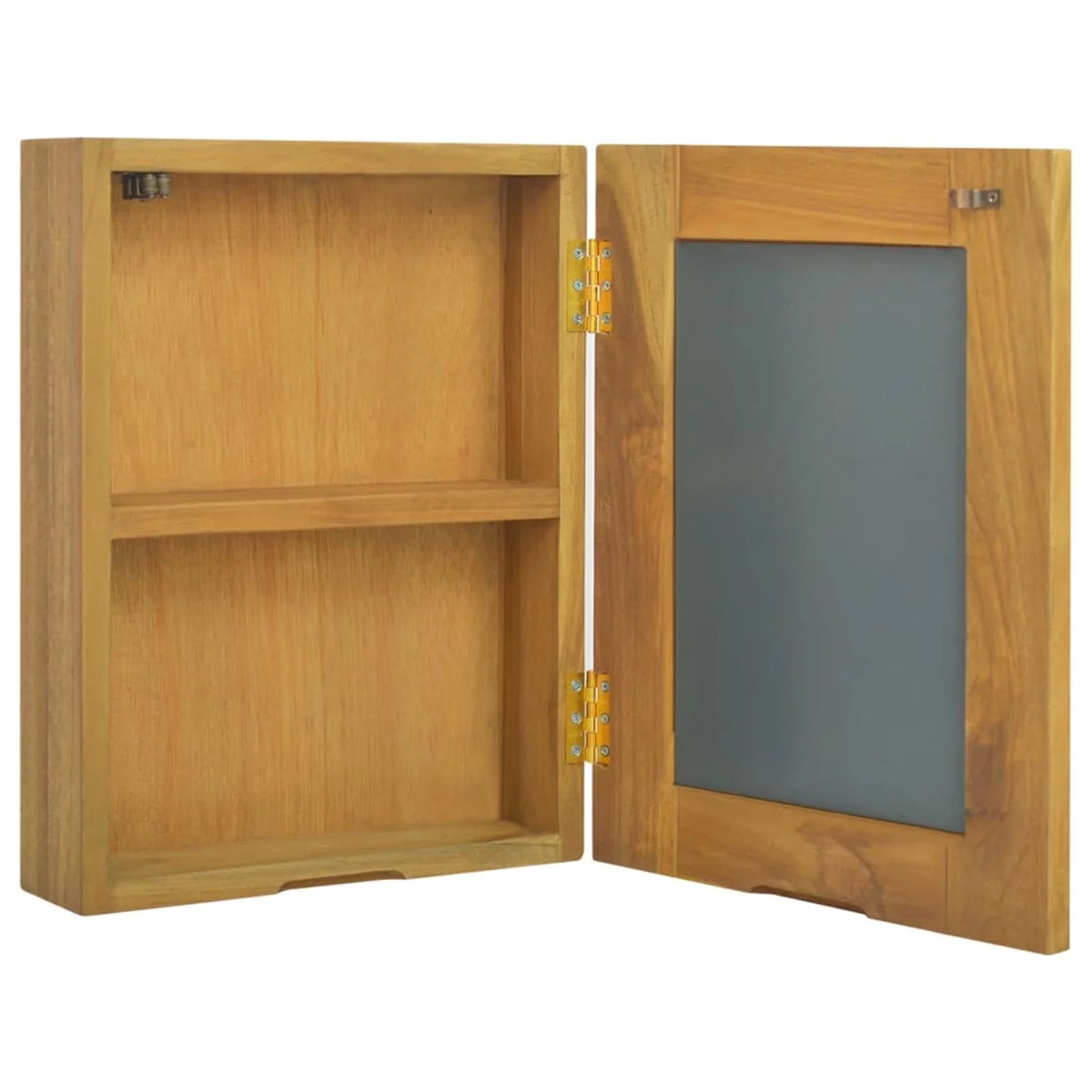 Wooden Mirror Cabinet with Door and Shelf P2322