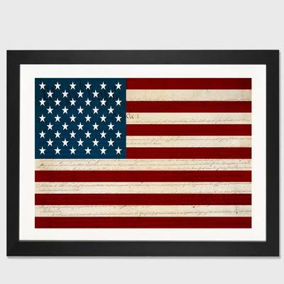 Framed Graphic Art B8503