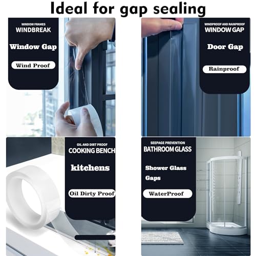 Transparent Window Weather Sealing Tape 2 Inch x 33 FT J888563