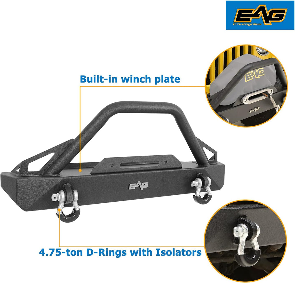 Front and Rear Bumper with Tire Carrier G24078