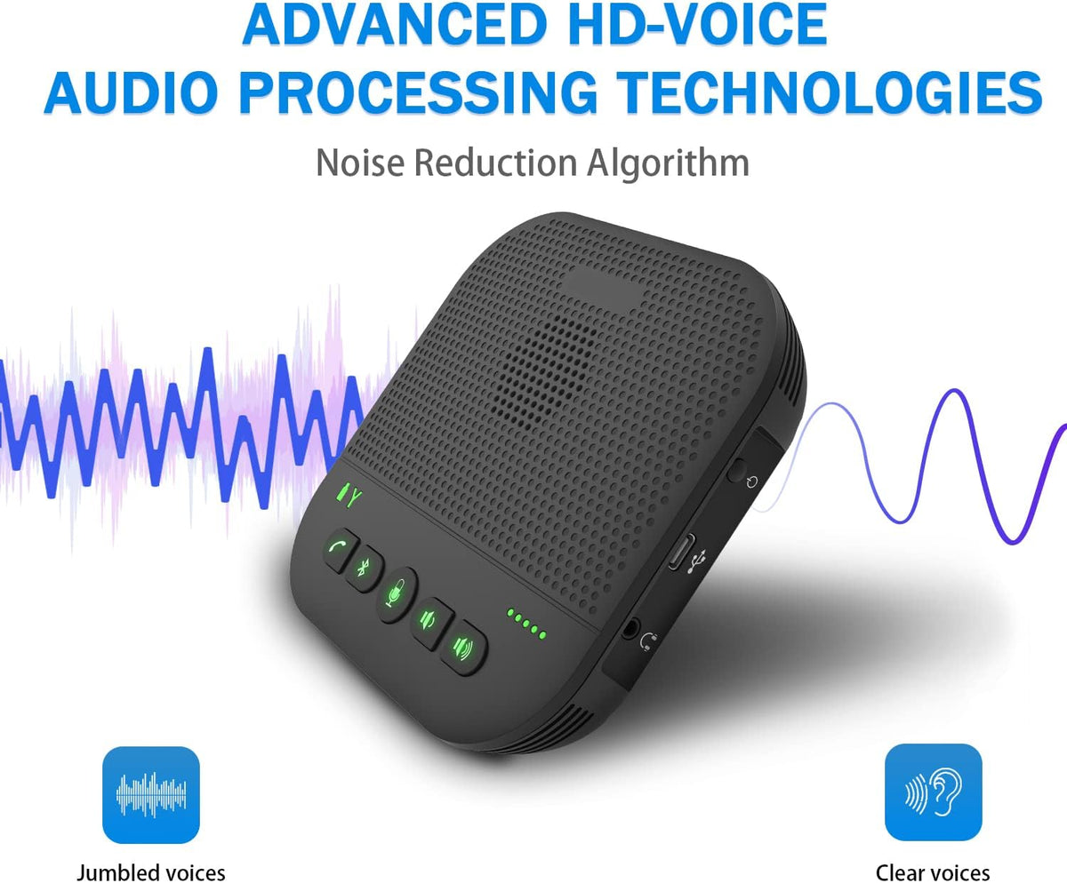 Bluetooth Conference Speakerphone with 4 Mics I8894