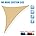 Beige 20' x 20' x 28.3' Right Triangle Sun Shade Sail Pack of 2 Y9329