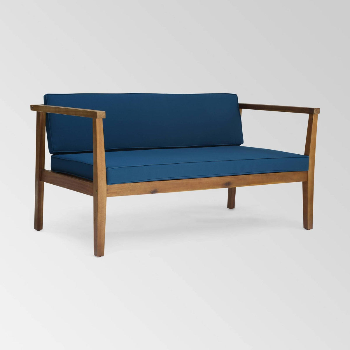 4-Seater Acacia Wood Chat Set with Coffee Table E463756