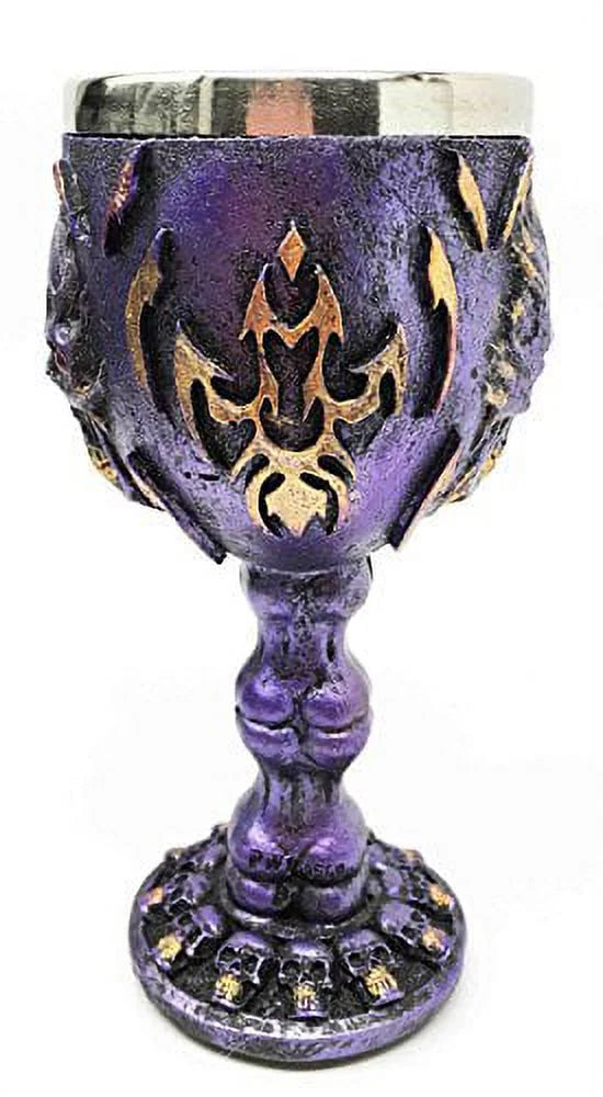 Purple 5oz Wine Goblet Chalice W336