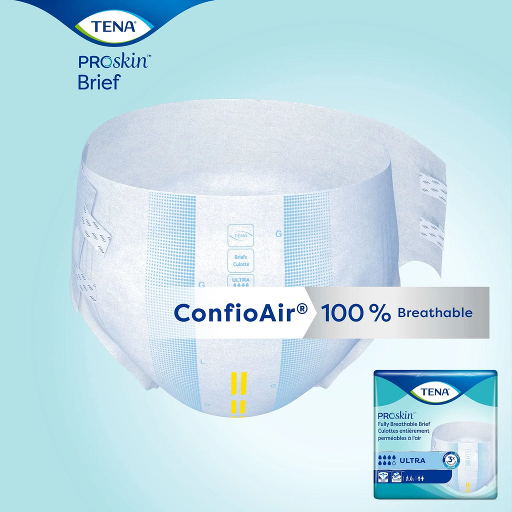 Large Disposable Absorbent Incontinence Briefs 40 Count V296