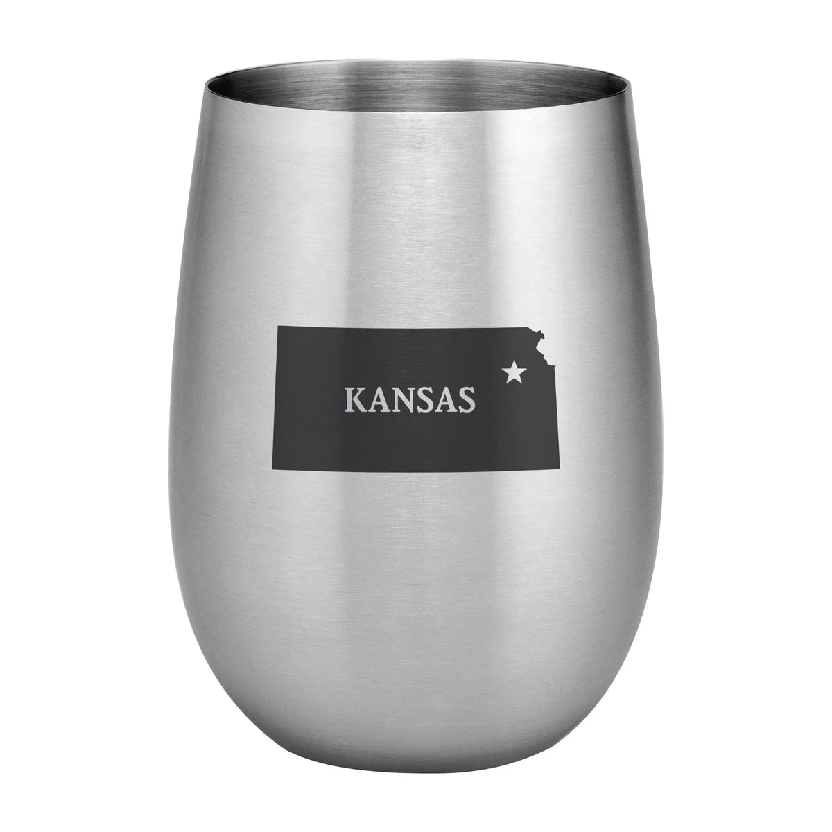 4-Piece 18/8 Stainless Steel 20 oz. Stemless Wine Glass X31509
