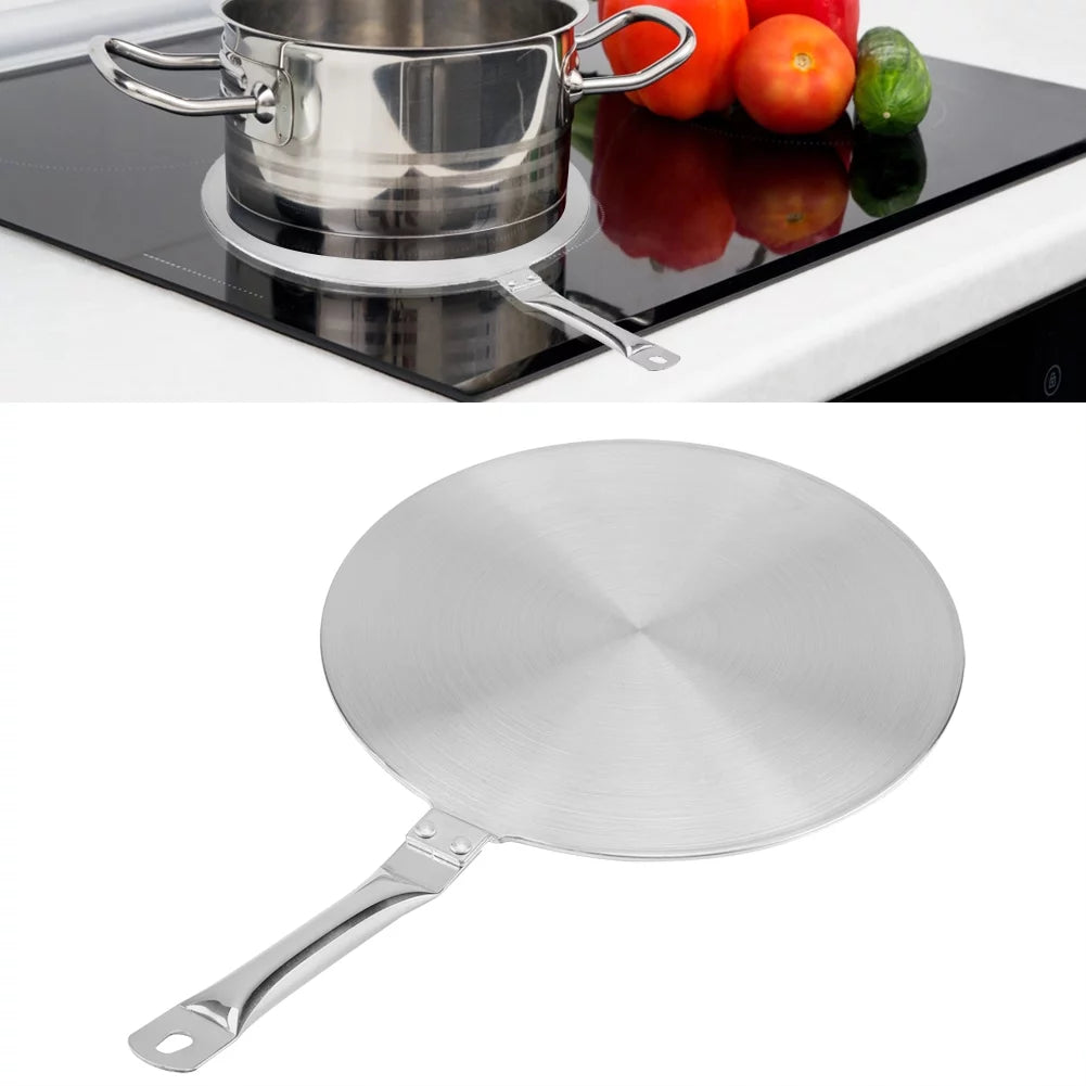 Stainless Steel Gas Stovetop Heat Diffuser Ring Plate 20cm Q75369