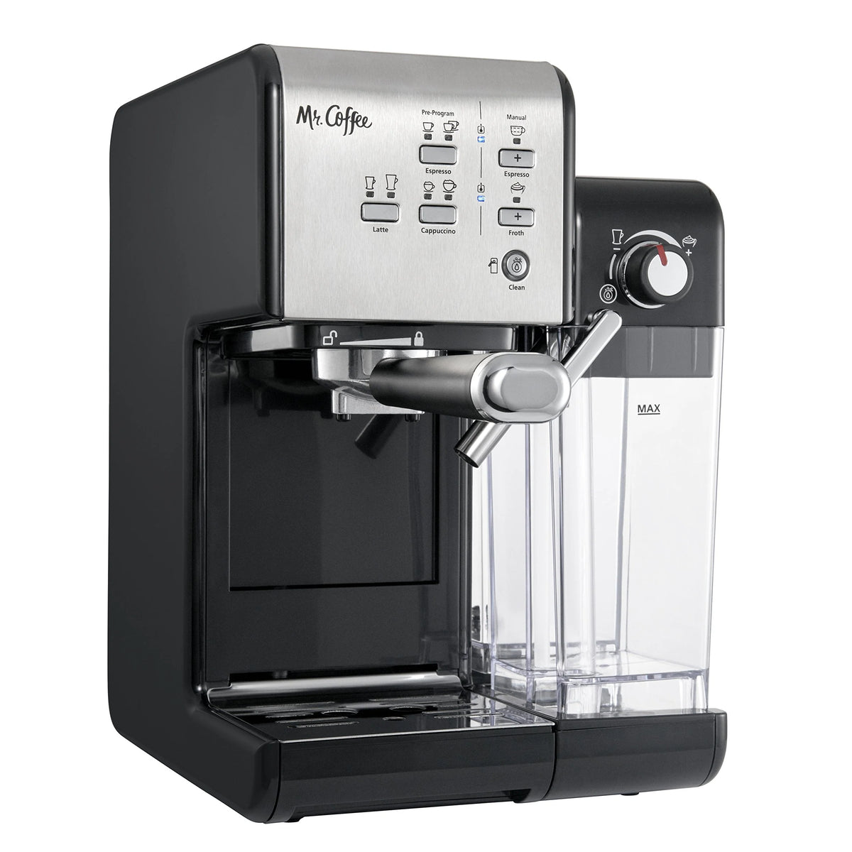 Black Espresso and Cappuccino Machine L1495