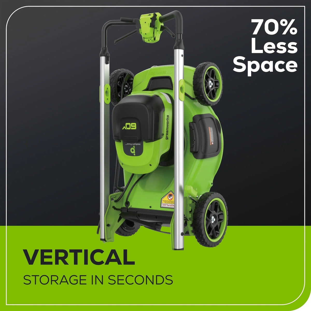 60V 21” Self-Propelled Lawn Mower with 5.0 Ah Batteries & Rapid Charger V834277