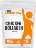 Chicken Collagen Powder - Hydrolyzed Collagen Peptides Powder - Gluten Free, 2500mg per Serving, 1kg (2.2 lbs) T605