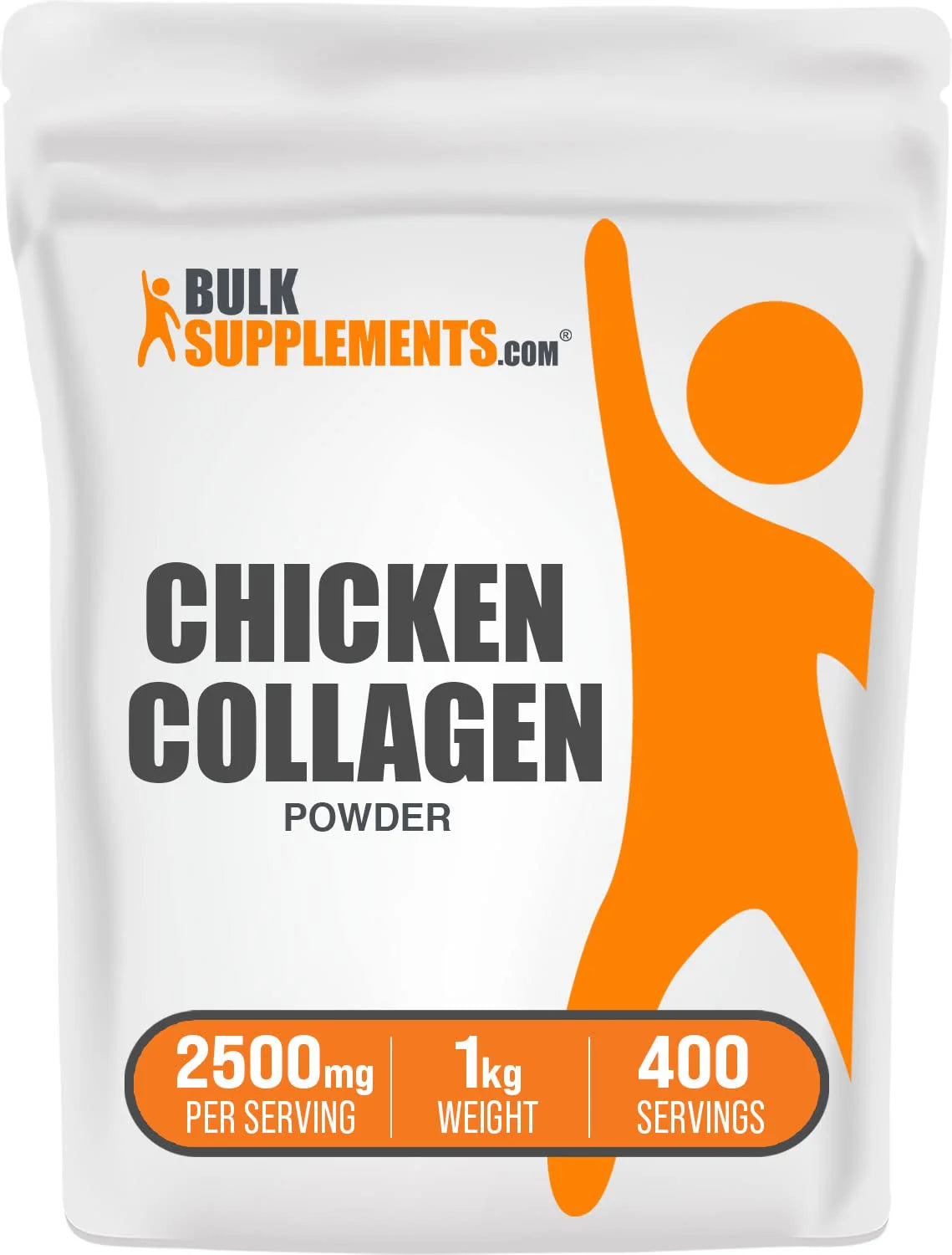 Chicken Collagen Powder - Hydrolyzed Collagen Peptides Powder - Gluten Free, 2500mg per Serving, 1kg (2.2 lbs) T605