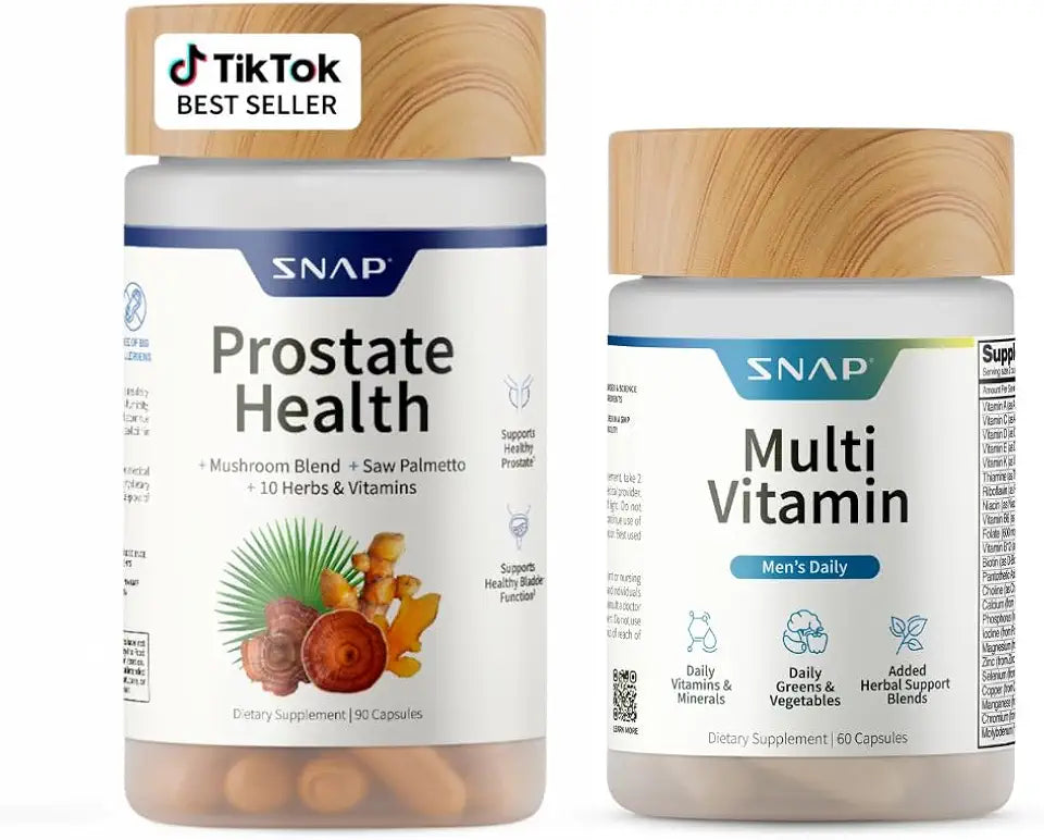 90 Capsules & 60 Capsules Prostate Support Supplement Bundle with Men's Multivitamins Q35932
