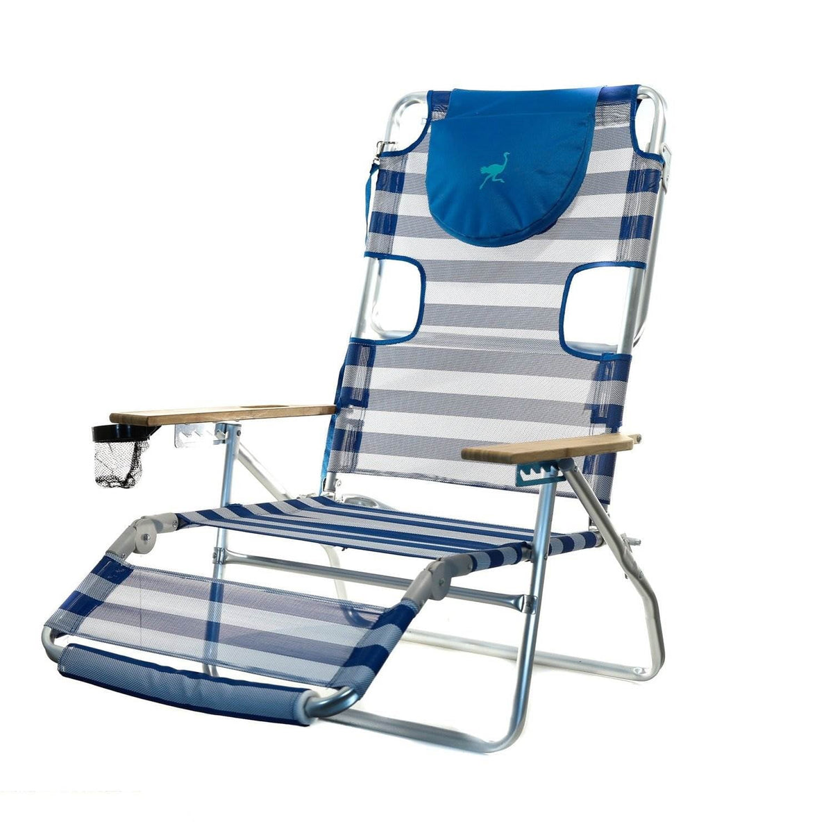 Lightweight Outdoor Beach Lounge Chair with Footrest C3774