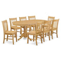 9-piece Oak Wood Dinette Set T24084
