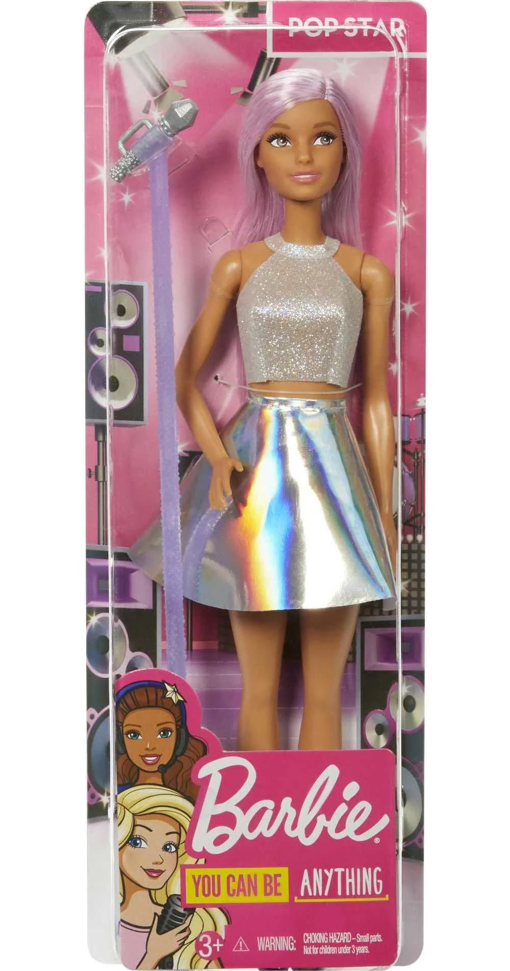 Fashion Doll with Pink Hair & Brown Eyes L4513