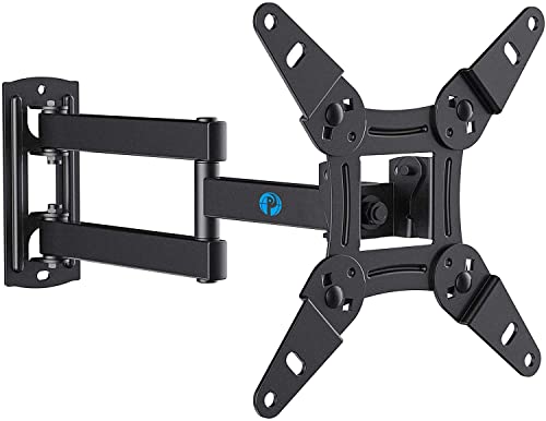 Full Motion TV Monitor Wall Mount Bracket Articulating Arms Swivel Tilt for 13-42 Inch LED LCD Flat Curved Screen TVs H9836