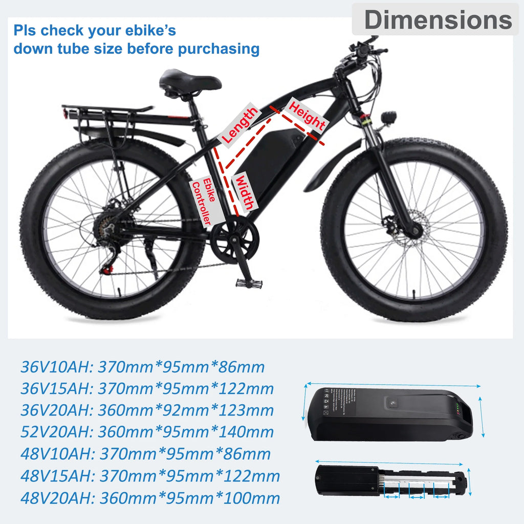 48V 10Ah Lithium Ebike Battery with Charger C79990