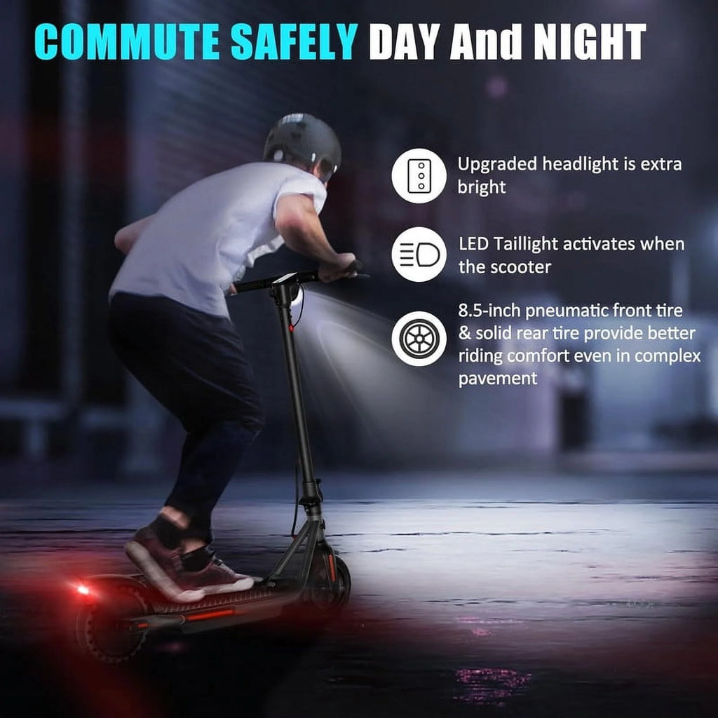 Electric Kick Scooter 300W Motor 8.5 Tires Portable Folding H6930