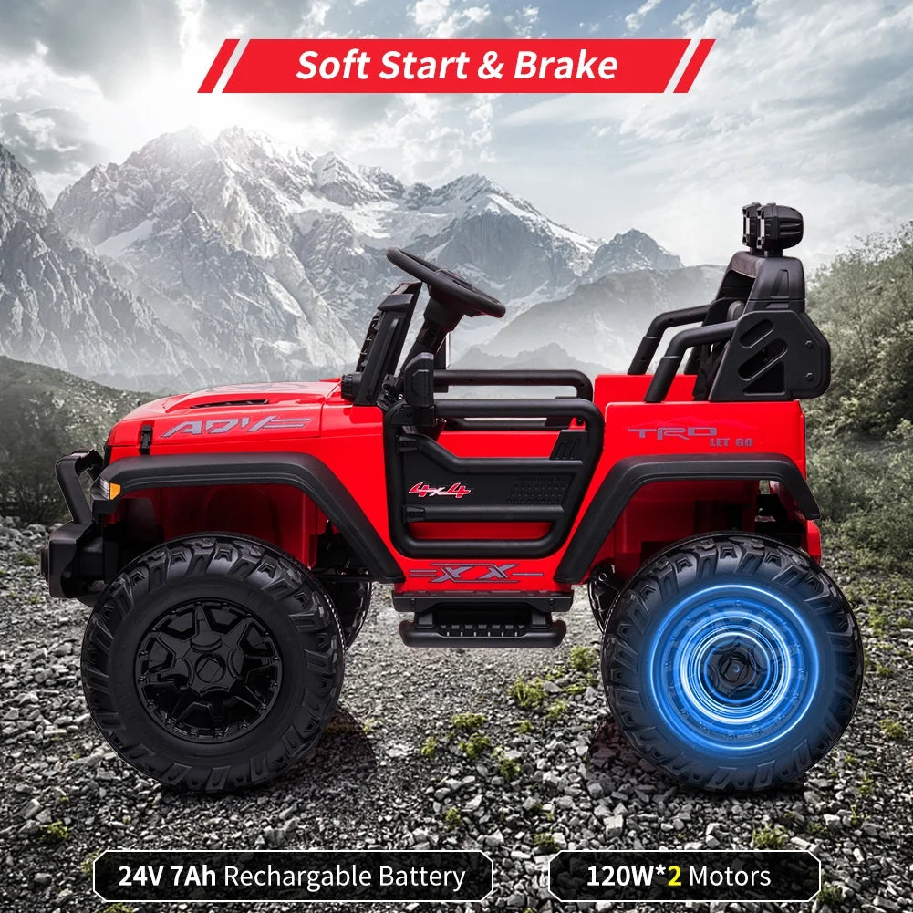 24V Ride on Car with Remote Control 2 Seats SUV M96340
