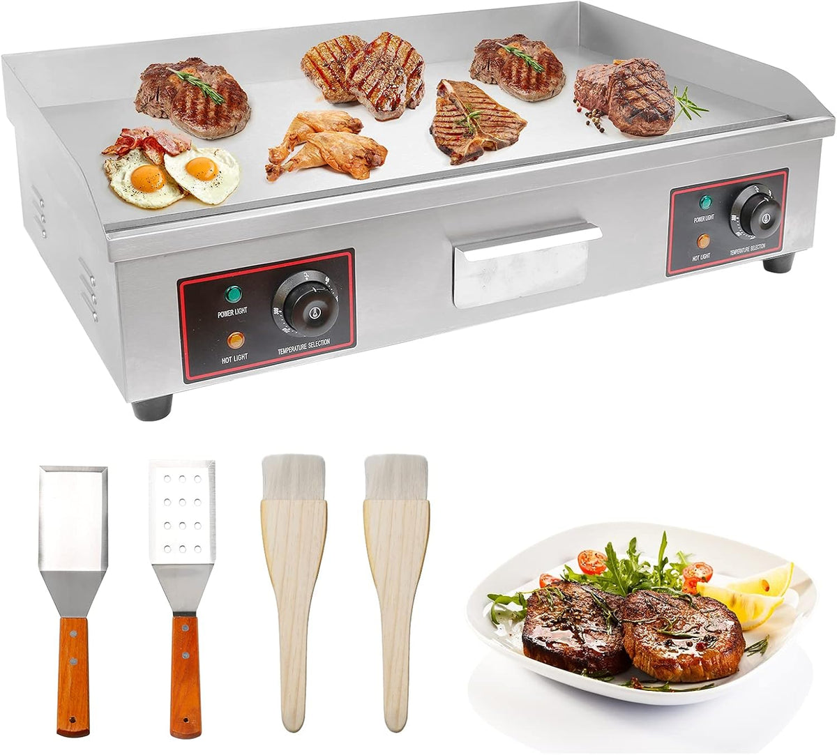 30 Inch Electric Countertop Griddle C857007