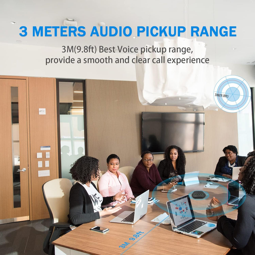 Bluetooth Conference Speakerphone with 4 Mics I8894