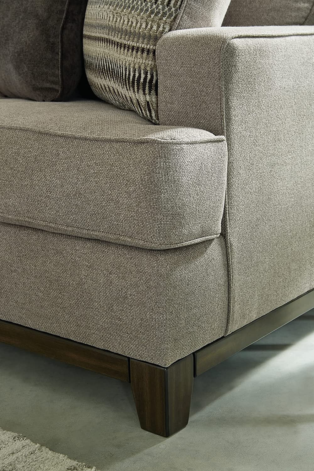 Gray Fabric & Wood Sofa G248715