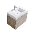 30 in. Wall Mount Nature Wood Bathroom Vanity I74908