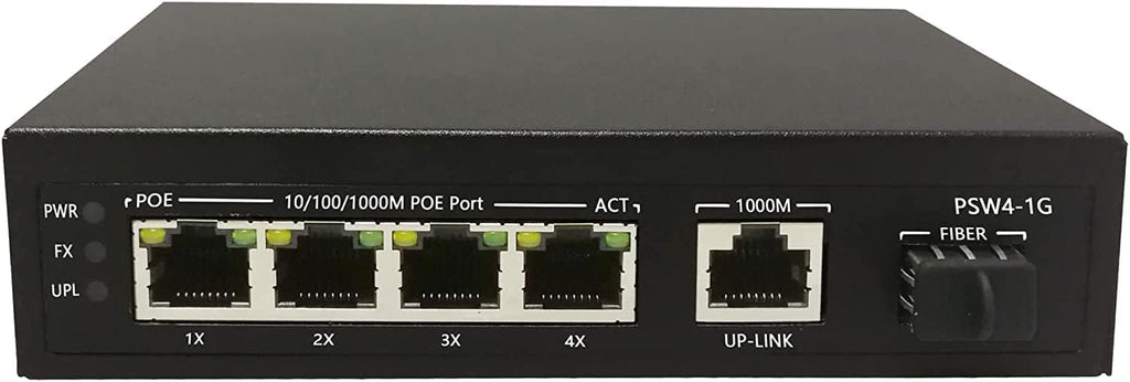 4 Port Gigabit PoE Switch Unmanaged X296