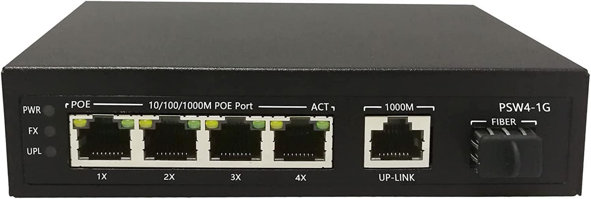 4 Port Gigabit PoE Switch Unmanaged X296