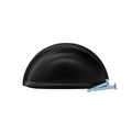 25 Pack 3-Inch Flat Black Cup Cabinet Pull D256606