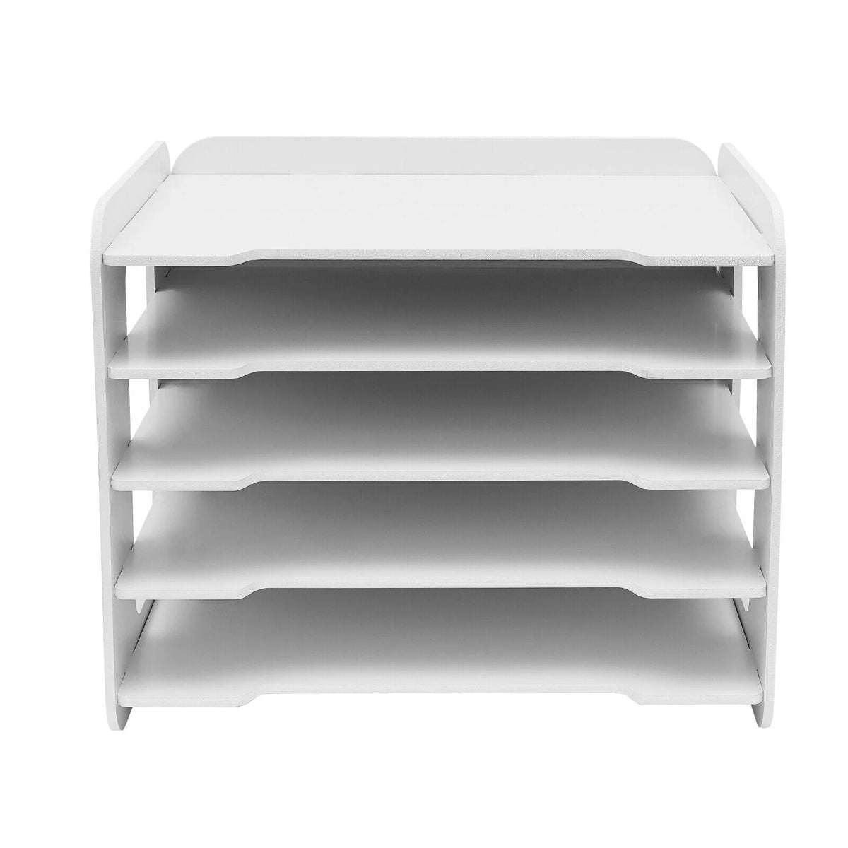 5 Tier Stackable Paper Letter Tray Organizer U9289