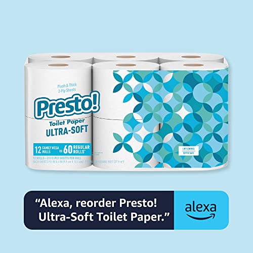2-Ply Ultra-Soft Toilet Paper, 24 Family Mega Rolls, Unscented M540960
