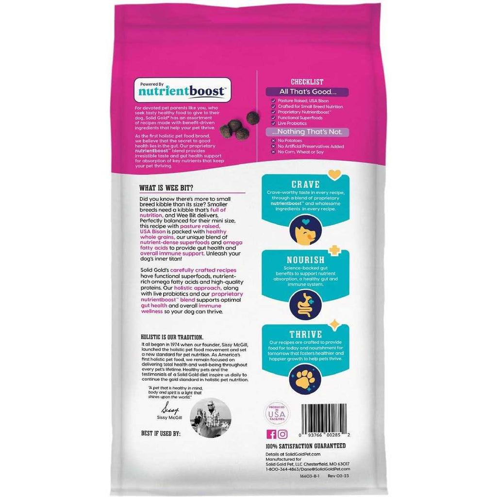 Solid Gold Small Breed Dry Dog Food I2480