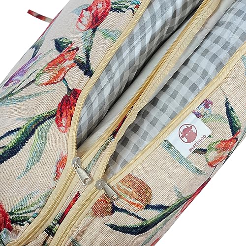 Set of 2 Outdoor Dining Chair Cushions 38x18x4.5 inch F2442