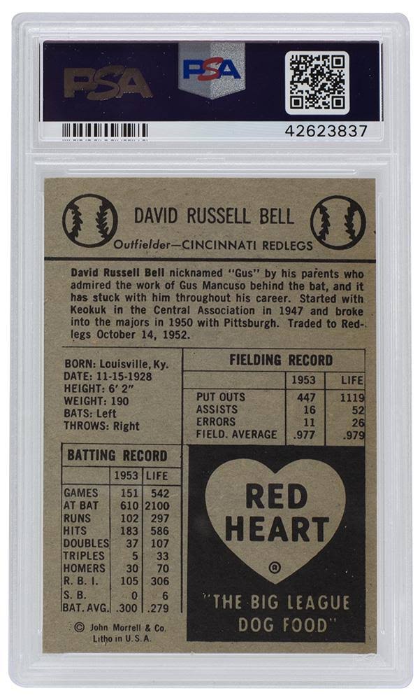 1954 Baseball Card W159508