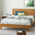 Queen Wood Platform Bed Frame with Headboard C6226