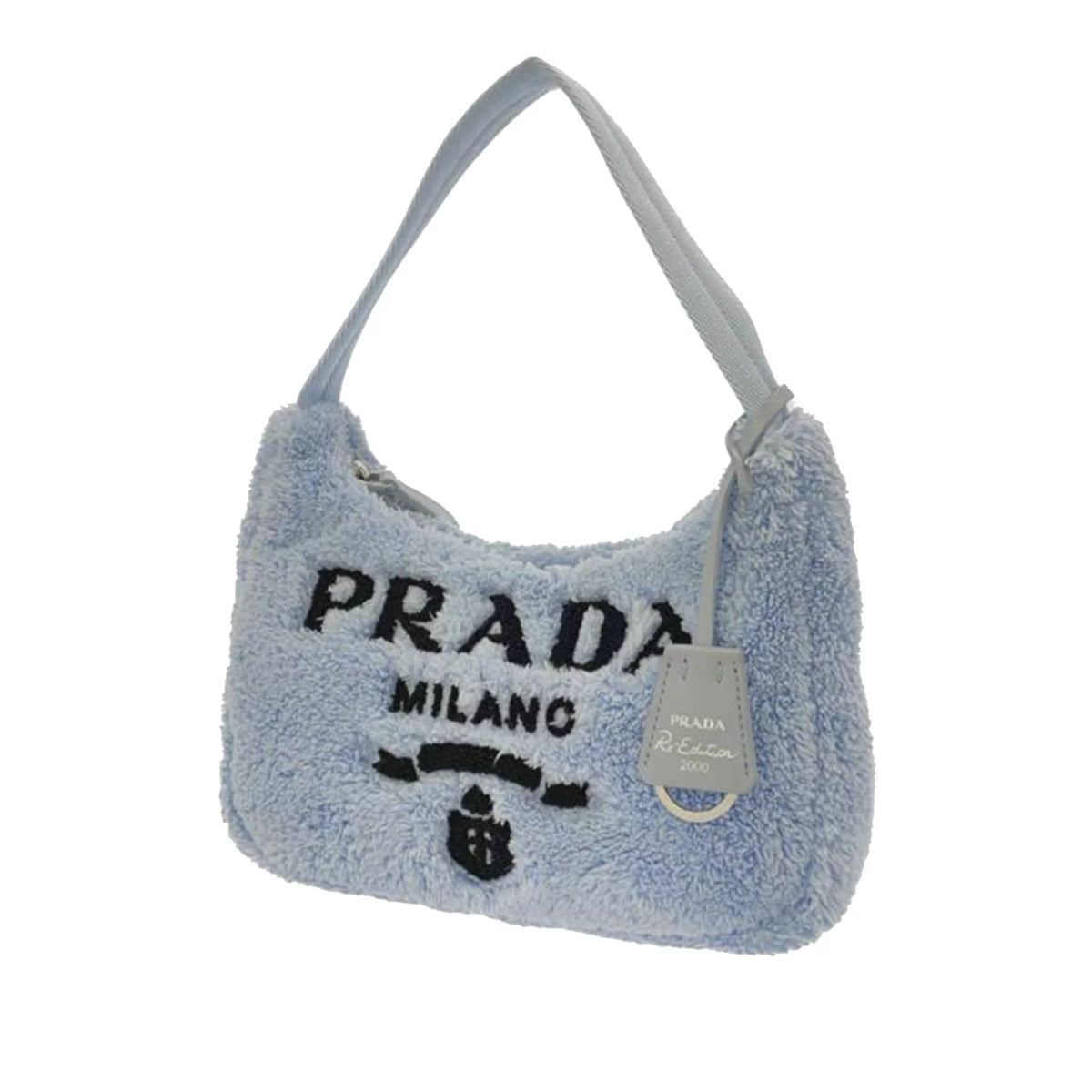 Pre-Owned Blue Cotton Baguette N272267