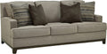 Gray Fabric & Wood Sofa G248715