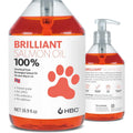 Salmon Oil for Dogs Cats Omega 3 Fish Oil Liquid Supplement M381