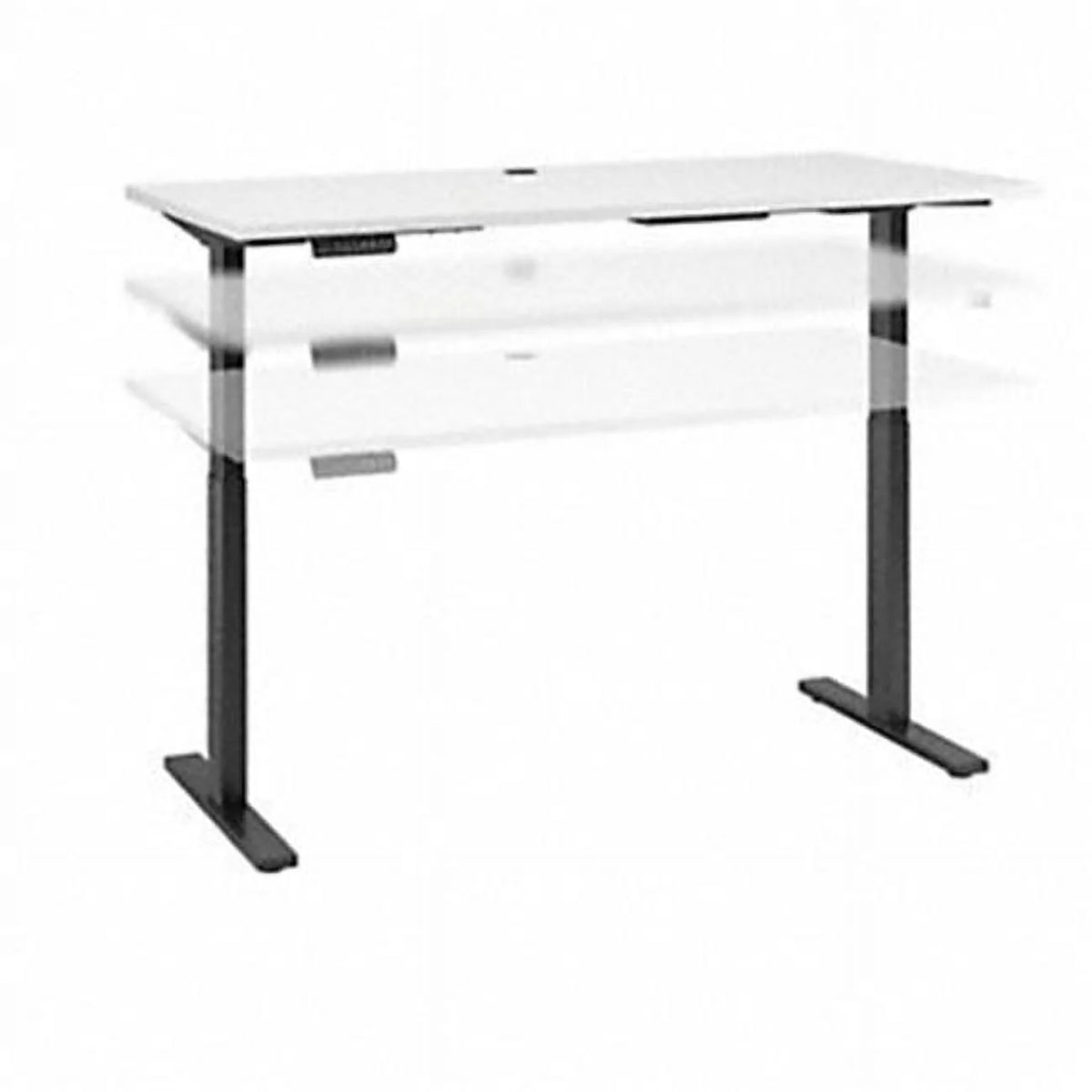 White Height Adjustable Standing Desk M70635