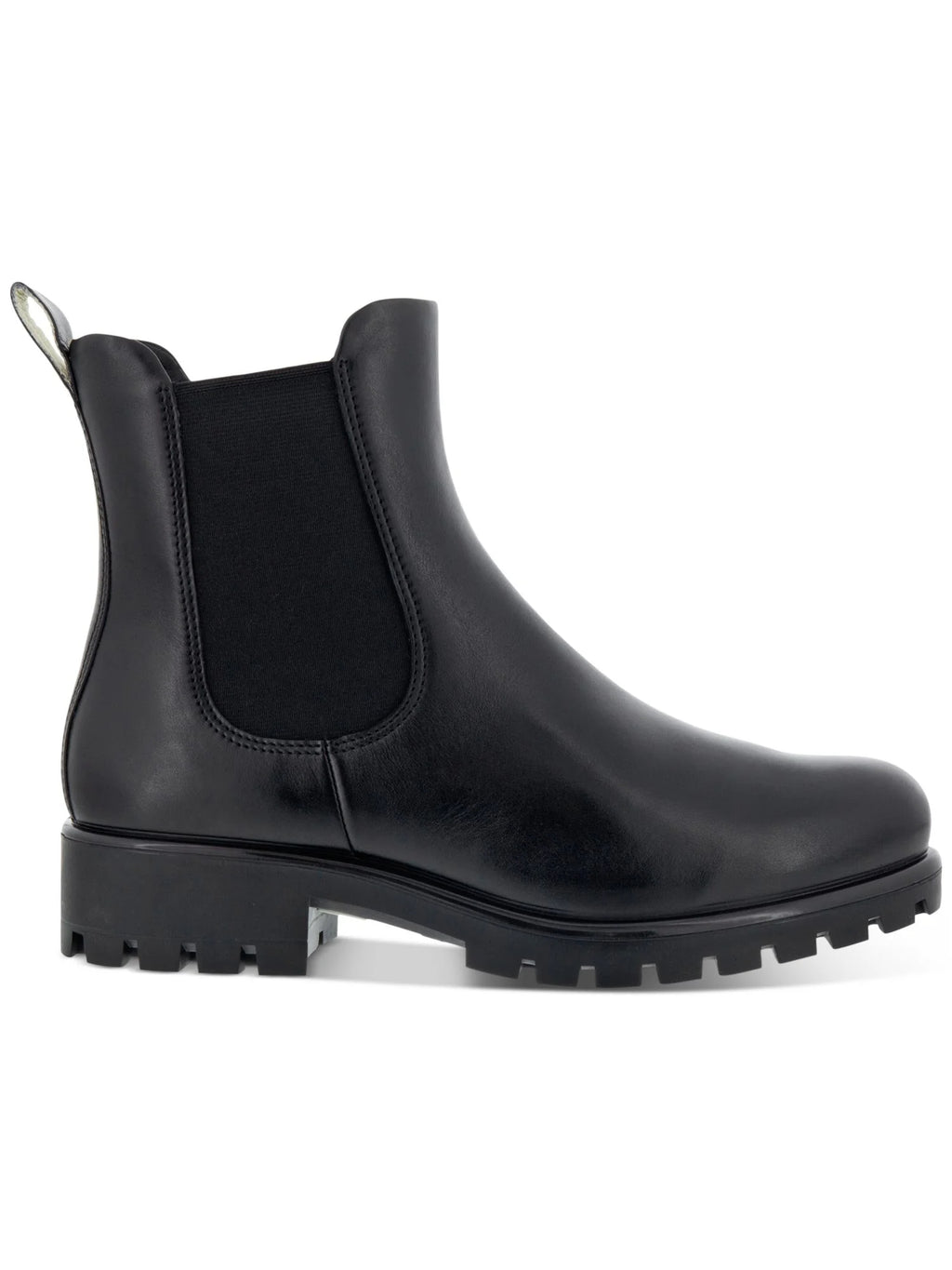 Black Leather Chelsea Boots K39514