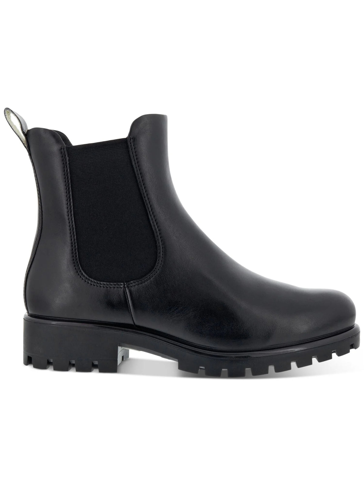Black Leather Chelsea Boots K39514